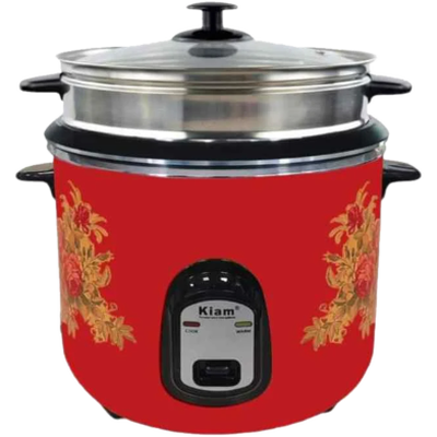 Kiam Rice Cooker SFB 5702 Double Pot 1.8 Ltr image Kiam Rice Cooker SFB 5702 Double Pot 1.8 Ltr image Kiam Rice Cooker SFB 5702 Double Pot 1.8 Ltr